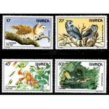 Fauna - Aves - Audubon - Ruanda - Serie Mint