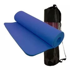 Colchonete Esteira Tapete Yoga Mat Em Pvc 1 Bolsa 173x61x0,8