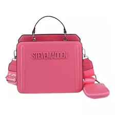 Color Sólido Letras Mano Bl Bolsa De Hombro Bolsa Crossbody Color Rose