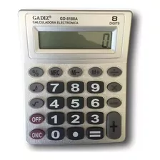 Calculadora De Escritorio 8 Digitos Gadiz Gd8188a