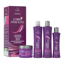 Kit Loiro Perfeito Matização Oleo Natural De Amêndoas 4un