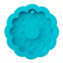 Molde De Silicone Donuts Doces Chaveiro Resina Biscuit 