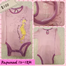 Body Princesa Rapunzel Disney Beba 12 18 Meses