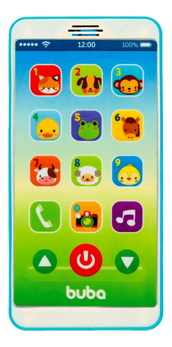 Celular De Brinquedo Baby Phone Musical Buba Telefone Cores