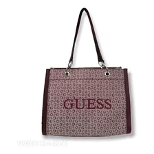 Bolsa Guess Tipo Tote Color Violeta