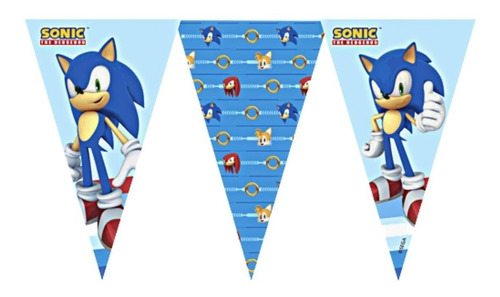 Banderín Triangular Sonic