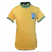 Camisa Seleção Brasileira De 1968 - Retro Original Athleta