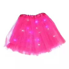 Falda Ballerina Tutu Con Luces Led Para Niña Talla Unica