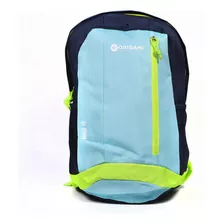 Mochila Urbana Deportiva Origami 15 Litros Viajes Color Azul, Celeste Y Amarillo