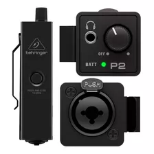 Behringer P2 Amplificador Para Audífonos Monitor Personal Color Negro