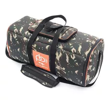 Case Bolsa Bag Som Partybox 310 Camuflada Acolchoada Premium Cor Verde Militar