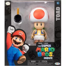 Figura Accion Toad Super Mario Movie Jakks Pacific Nintendo