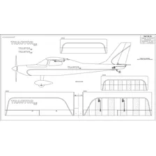 Planta Aeromodelo Tractor 25 Depron