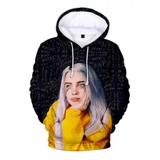 Billie Eilish Sudadera Con Capucha Hip Hop