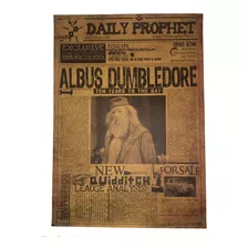 Poster Dumbledore - Diario El Profeta - Harry Potter