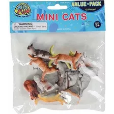 Mini Cat Figures Asst. (12 Cuentas)