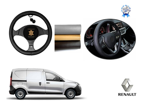 Tapetes 3d Logo Renault + Cubre Volante Kangoo 2015 A 2023 Foto 3
