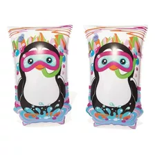 Boia De Braço Infantil Bestway Com Estampa Pinguim 30x15cm