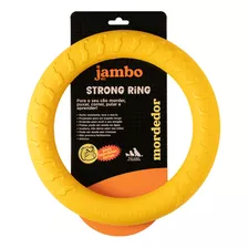 Mordedor Muito Resistente Anel Ring Strong Amarelo Para Cães