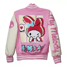 Chaquetas Béisbol De My Melody Kuromi Chamarra Niñas