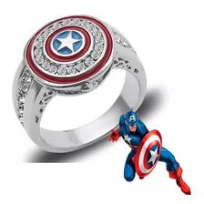 Anillo Capitan America Escudo Marvel Avengers 7