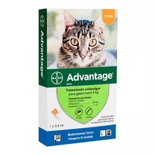 Advantage Pipeta Antipulgas Gatos De Hasta 4 Kg