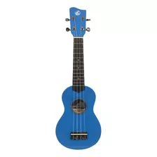 Ukelele Soprano Grape Con Funda Color Azul