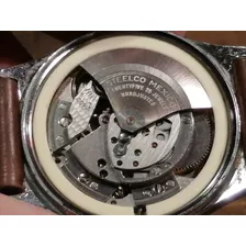Reloj Steelco 25 Joyas Suizo Chapada Oro Años 60 Automático 
