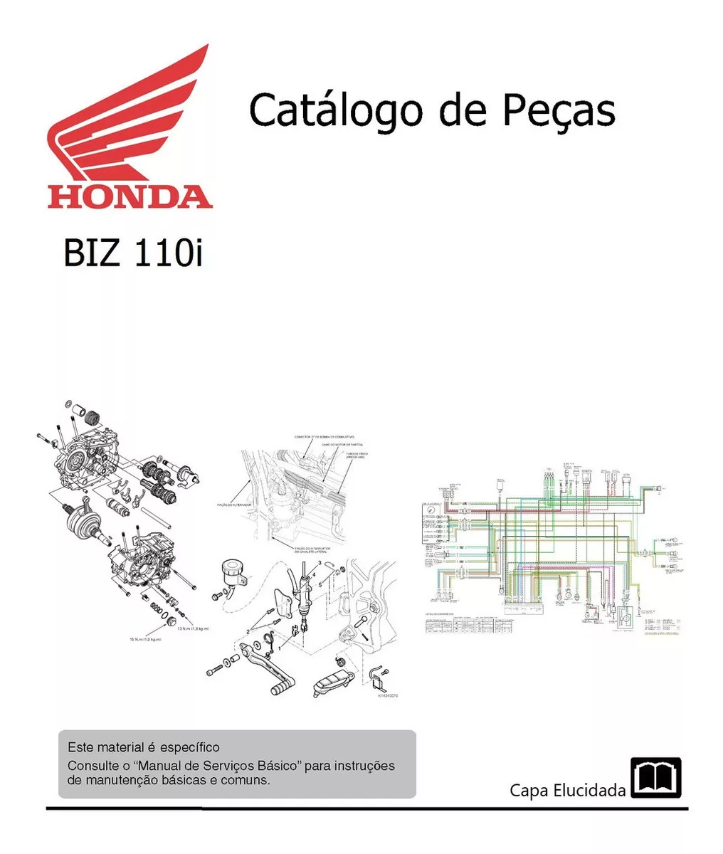 Catálogo De Peças - Honda - Biz 110i (2016-2017)