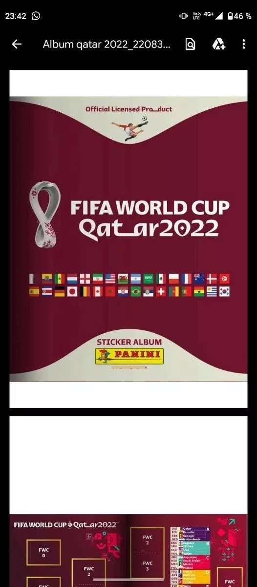 Kit Imprimible Album Qatar 2022 Panini
