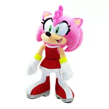 Brinquedo De Pelúcia Sonic Amy Rose De 40 Cm De Qualidade Pr