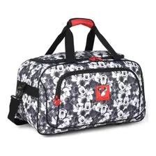 Sacola Bolsa De Viagem Luxcel Mickey Mouse Branco