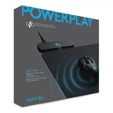 Powerplay Logitech, Mouse Pad Con Sistema Inalámbrico Negro