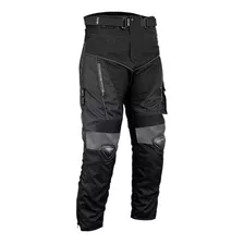 Pantalón Moto Hombre Atrox Nf-2606 Negro Gris