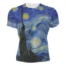 Playera Deportiva Sublimada Full Color Noche Estrellada D