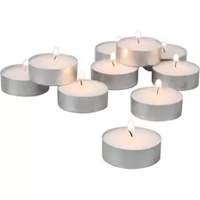 Velas Blancas Para Veladores Y Hornitos Corta Duracion X 20