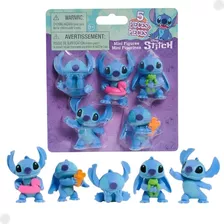 5 Mini Bonecos Disney Stitch Colecionáveis 03989 - Sunny