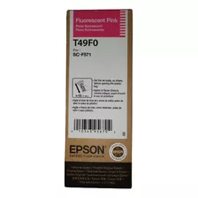 Tinta Epson T49f0 Magenta Fluorescente Sc-f571 Original 