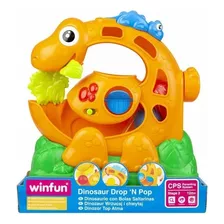 Dino Pula Bola - Dinossauro Com Som E Luz - Winfun- Yes Toys