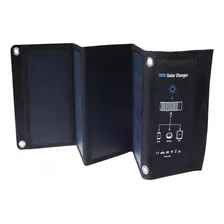 Cargador Solar Portatil Plegable Para Puerto Usb Panel Solar