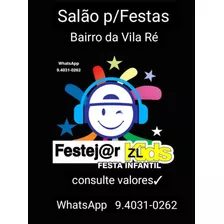 Salão Para Festas Vila Ré 