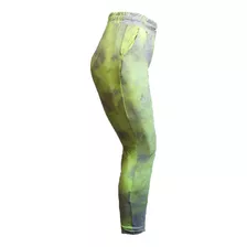 Pantalón Buzo Tie Dye Con Cordón Y Cintura Elástica Mujer