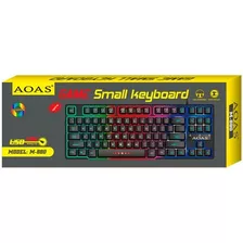 Teclado Gamer Aoas M888 Retroiluminado 2064230 Shine