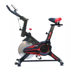 Bicicleta Fija Randers Arg-863sp-r Para Spinning Color Negro Y Rojo