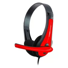 Headphone Com Microfone Kross Elegance - Ke-hs050 Vermelho