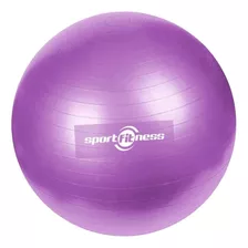 Balón De Gimnasia 65cm Yoga Pilates Sportfitness Color Violeta