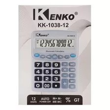 Calculadora Kenko Kk-1038 Color Gris