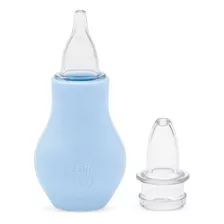 Aspirador Nasal Bebe Lolly 2 Em 1 Azul Menino