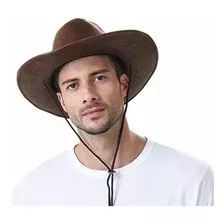 Withmoons Sombrero De Indiana Jones Por El Tiempo De Cuero D