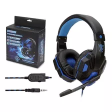 Auriculares Gamer Sy830mv Con Cable Jack 3.5 Control Volumen